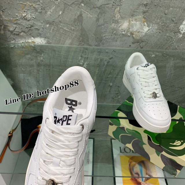 情侶款Bape x 猿人聯名款專櫃款男女休閒運動鞋 dx2212